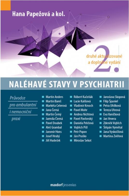 Naléhavé stavy v psychiatrii, 2. vydání